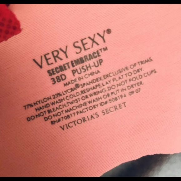 Victoria’s Secret push up Bra 38 D - Picture 5 of 6
